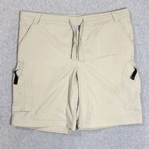 Nike ACG Shorts Mens XL 42 Light Tan Cargo Zip Off Hiking Gorp Outdoors Trail